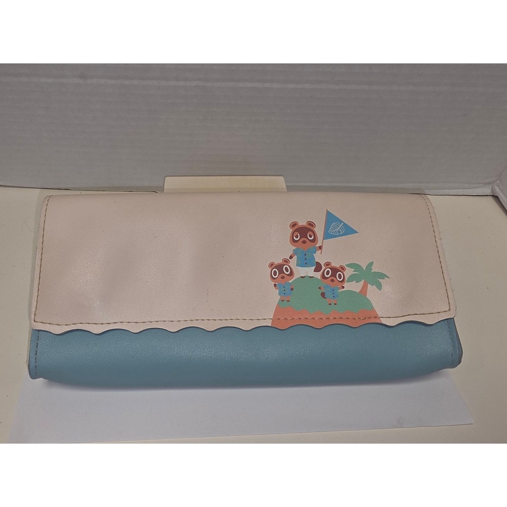 Funlab‎ Animal Crossing Leather Carrying Case featuring an island theme with Tom